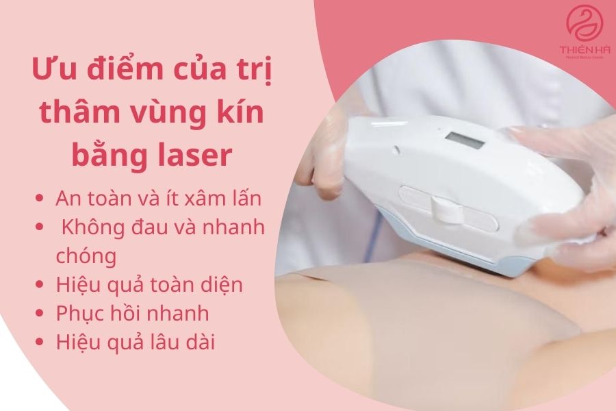 Ưu và nhược điểm của trị thâm vùng kín bằng laser