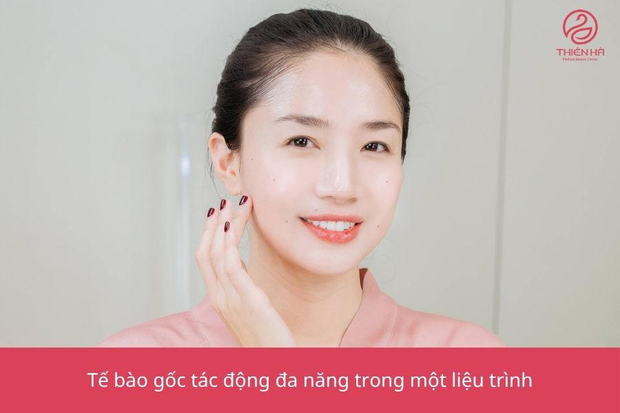 Trẻ hóa da mặt bằng tế bào gốc: Giải đáp từ Bác sĩ Da liễu đầu ngành 5 Da săn chắc, mịn màng và đều màu chỉ trong một liệu trình trẻ hóa da mặt bằng tế bào gốc