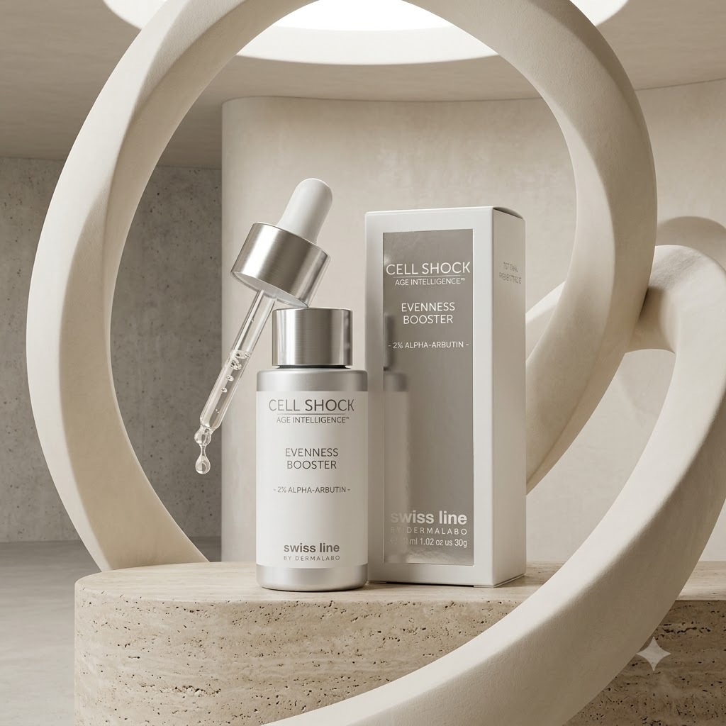 Tinh chất dưỡng sáng và đặc trị nám, sạm da Cell Shock Age Intelligence Eveness Booster 2 Tinh chất dưỡng sáng và đặc trị nám, sạm da Cell Shock Age Intelligence Eveness Booster - Ảnh 2