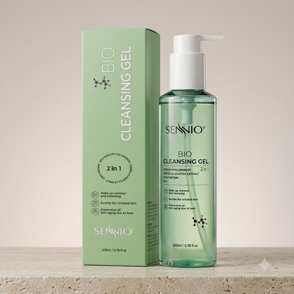 Gel tẩy trang, làm sạch dầu và bụi bẩn Sennio Bio Cleansing 2 Gel tẩy trang, làm sạch dầu và bụi bẩn Sennio Bio Cleansing - Ảnh 2
