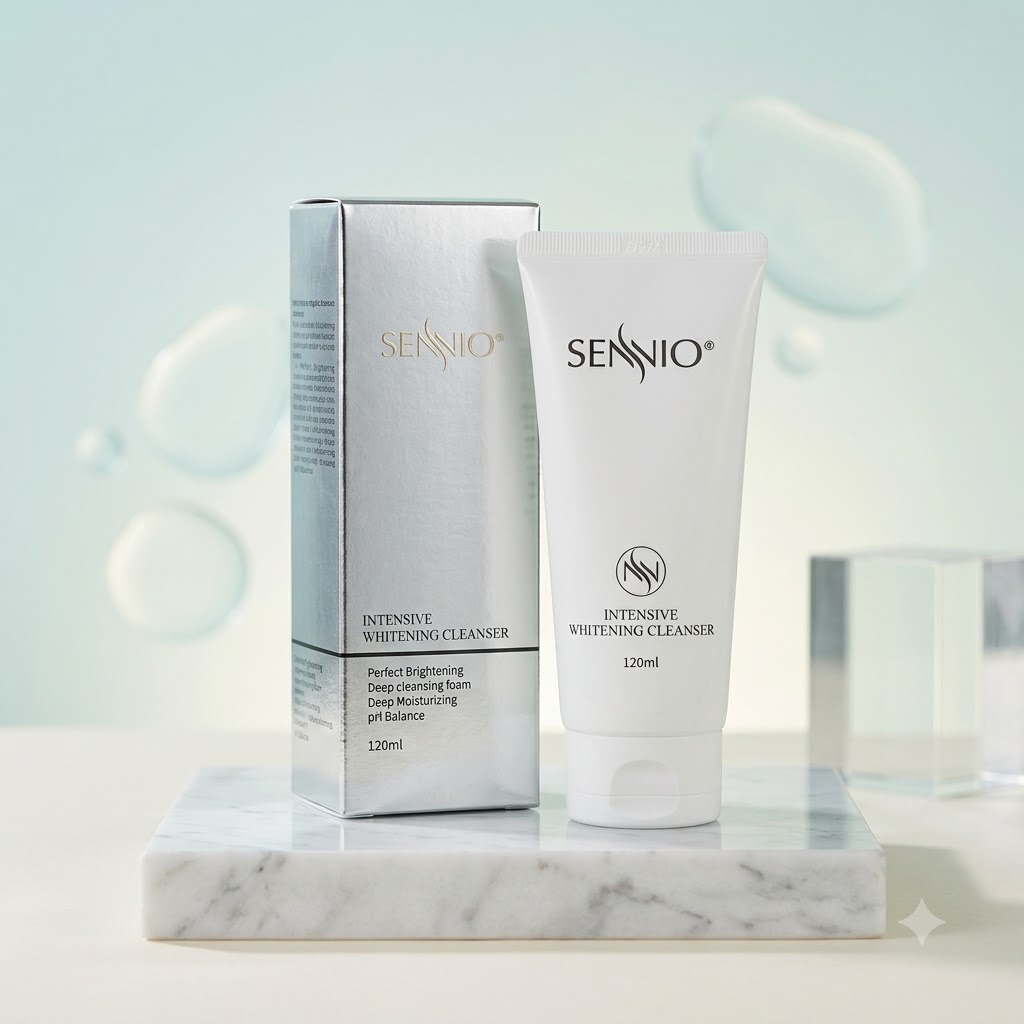 Sữa rửa mặt làm sáng da Sennio Intensive Whitening Cleanser 2 Sữa rửa mặt làm sáng da Sennio Intensive Whitening Cleanser - Ảnh 2