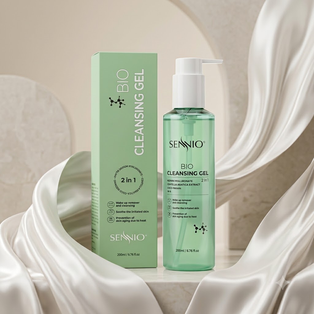 Gel tẩy trang, làm sạch dầu và bụi bẩn Sennio Bio Cleansing 3 Gel tẩy trang, làm sạch dầu và bụi bẩn Sennio Bio Cleansing - Ảnh 3