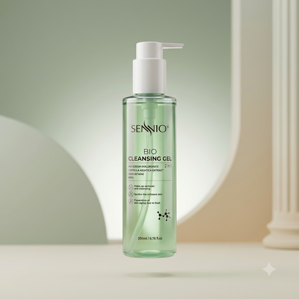 Gel tẩy trang, làm sạch dầu và bụi bẩn Sennio Bio Cleansing 4 Gel tẩy trang, làm sạch dầu và bụi bẩn Sennio Bio Cleansing - Ảnh 4