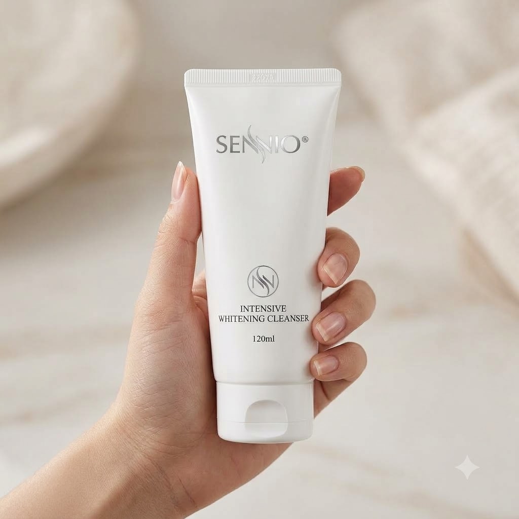 Sữa rửa mặt làm sáng da Sennio Intensive Whitening Cleanser 4 Sữa rửa mặt làm sáng da Sennio Intensive Whitening Cleanser - Ảnh 4