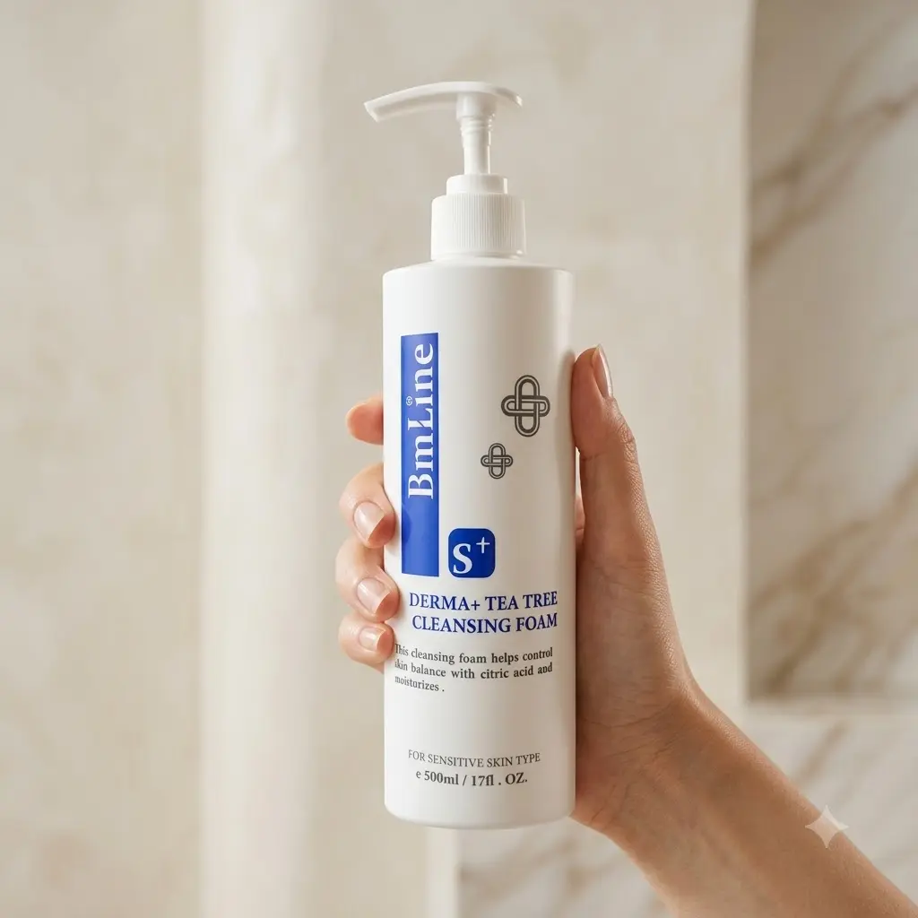 Sữa rửa mặt dịu nhẹ Bmline Derma+ Tea Tree Cleansing Foarm 500ml 4 Sữa rửa mặt dịu nhẹ Bmline Derma+ Tea Tree Cleansing Foarm 500ml - Ảnh 4