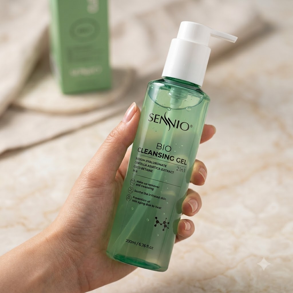 Gel tẩy trang, làm sạch dầu và bụi bẩn Sennio Bio Cleansing 5 Gel tẩy trang, làm sạch dầu và bụi bẩn Sennio Bio Cleansing - Ảnh 5