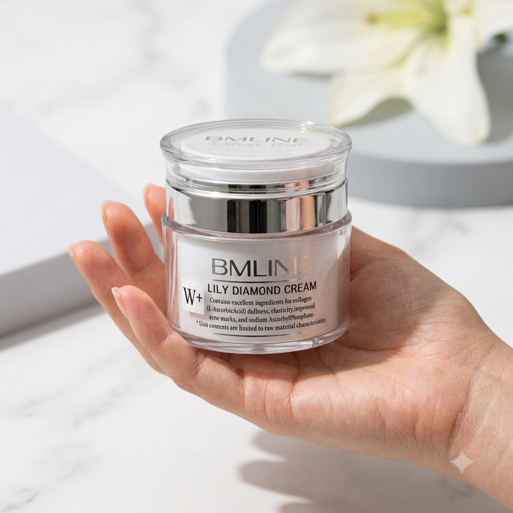 Kem dưỡng trắng và ức chế nám da Bmline Lily Diamond Cream 3 Kem dưỡng trắng và ức chế nám da Bmline Lily Diamond Cream - Ảnh 3