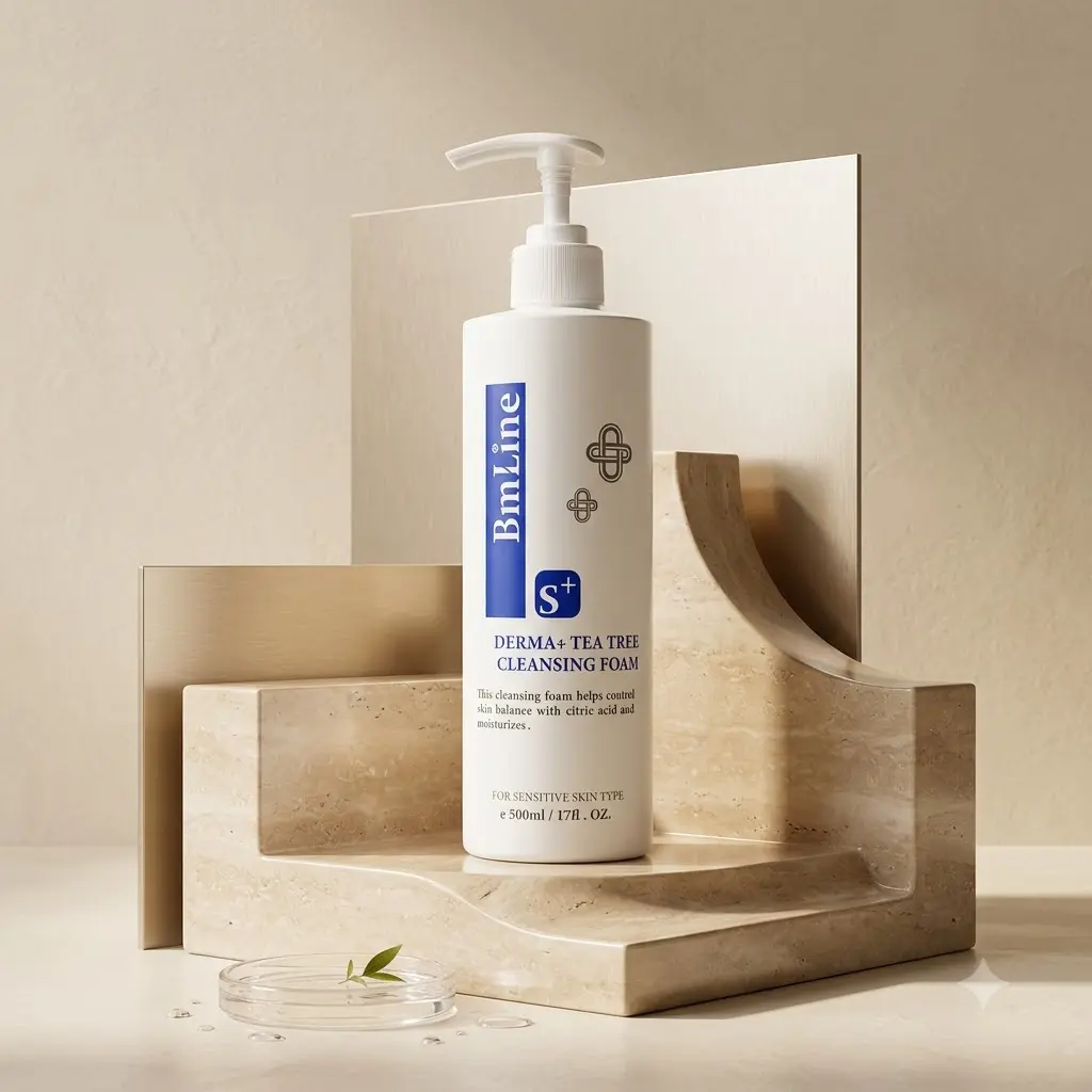 Sữa rửa mặt dịu nhẹ Bmline Derma+ Tea Tree Cleansing Foarm 500ml 5 Sữa rửa mặt dịu nhẹ Bmline Derma+ Tea Tree Cleansing Foarm 500ml - Ảnh 5