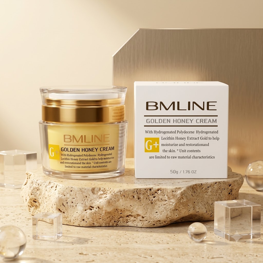 Kem vàng tái tạo, phục hồi hư tổn da Bmline Golden Honey Cream 3 Kem vàng tái tạo, phục hồi hư tổn da Bmline Golden Honey Cream - Ảnh 3