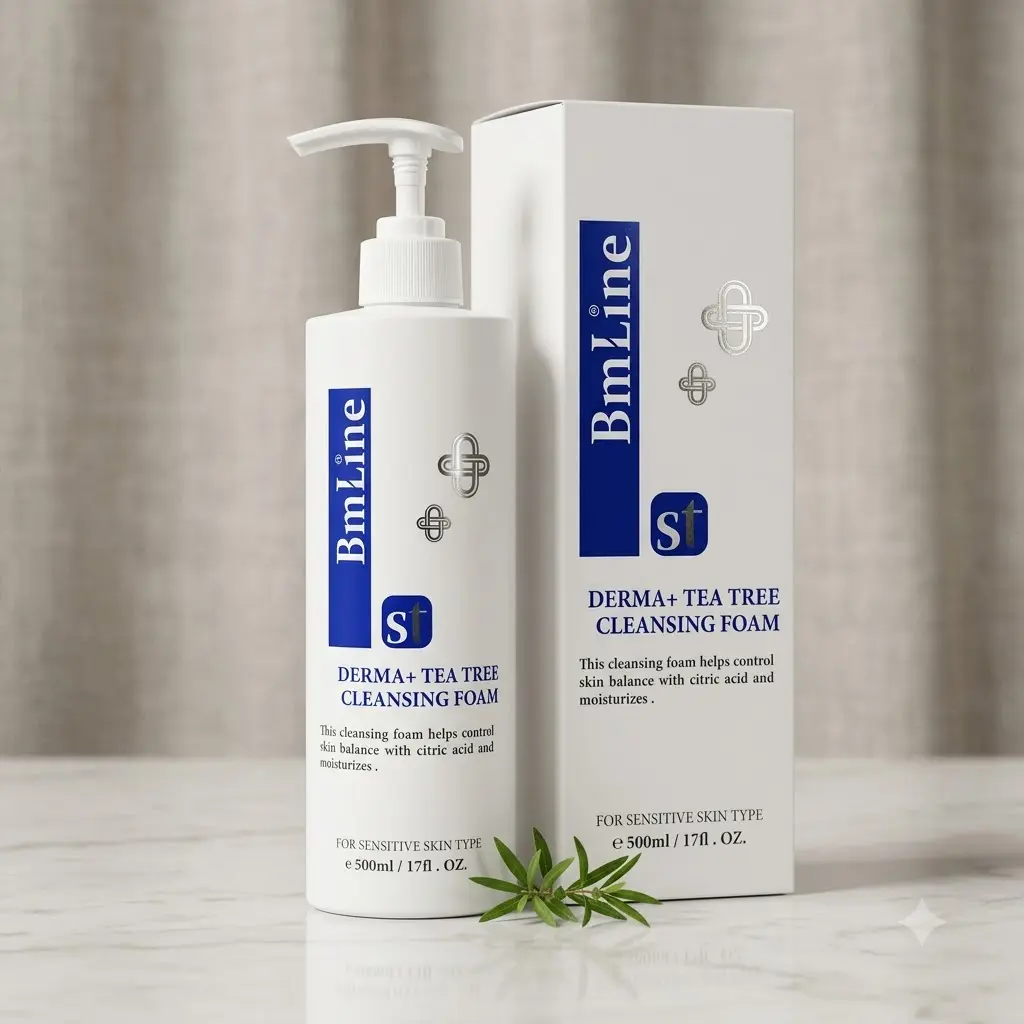 Sữa rửa mặt dịu nhẹ Bmline Derma+ Tea Tree Cleansing Foarm 500ml 3 Sữa rửa mặt dịu nhẹ Bmline Derma+ Tea Tree Cleansing Foarm 500ml - Ảnh 3