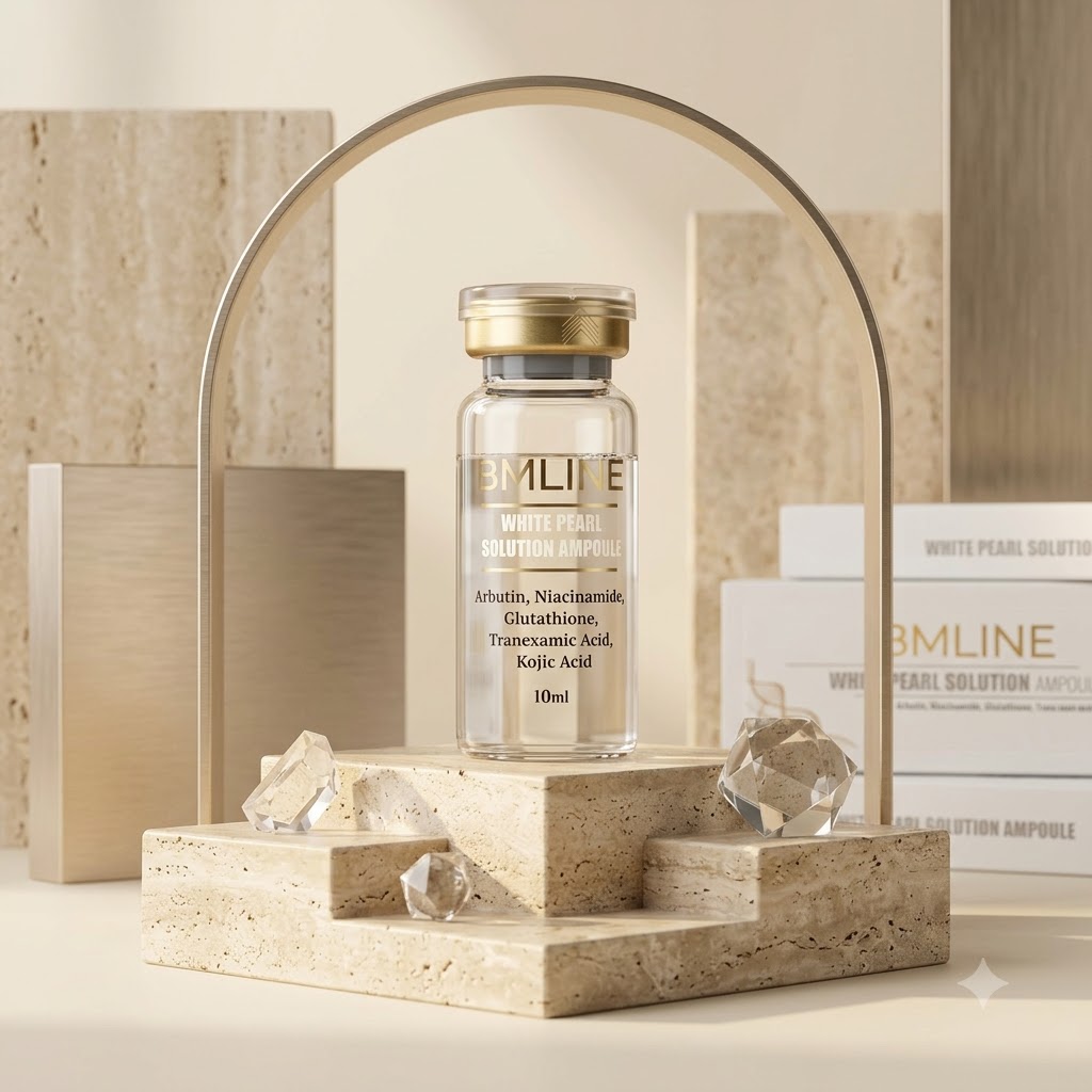 Dịch chiết xuất tế bào gốc làm sáng và trị nám sạm da Bmline White Pearl Solution Ampoule 2 Dịch chiết xuất tế bào gốc làm sáng và trị nám sạm da Bmline White Pearl Solution Ampoule - Ảnh 2