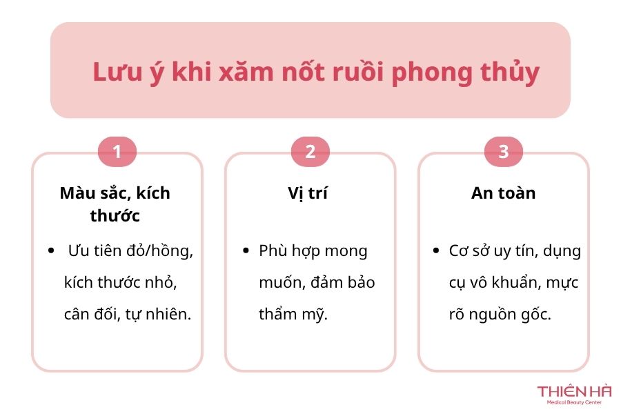 Xăm nốt ruồi có nên không? Vị trí, ý nghĩa và chi phí cần biết 4 Lưu ý khi xăm nốt ruồi phong thủy