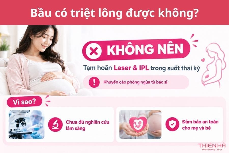 Bầu có triệt lông được không? Những điều mẹ bầu cần biết 1 Bầu có triệt lông được không? Bác sĩ giải đáp