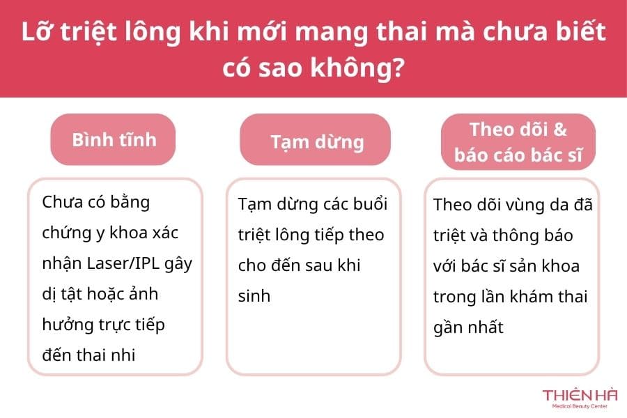 Bầu có triệt lông được không? Những điều mẹ bầu cần biết 4 Lỡ triệt lông khi mới mang thai mà chưa biết có sao không?