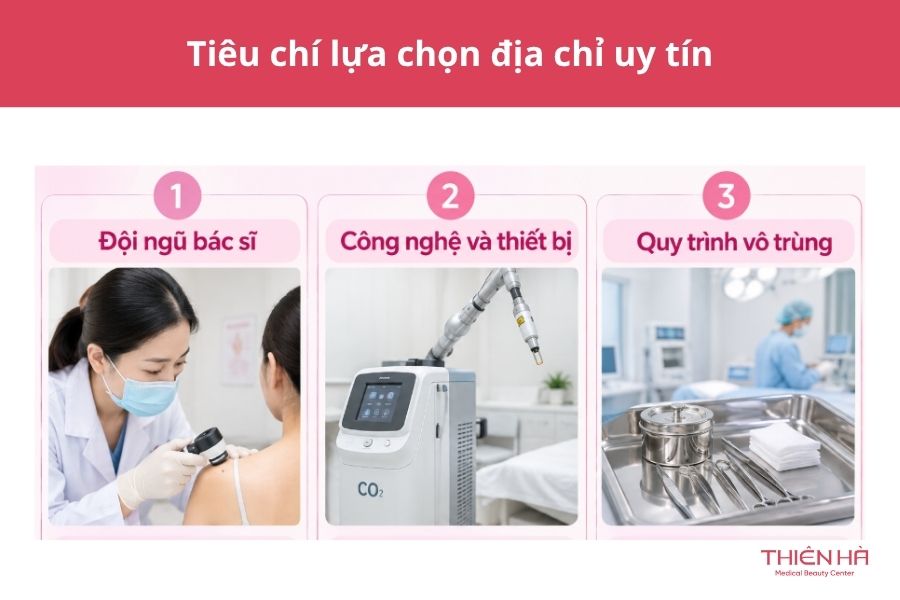 Kinh nghiệm lựa chọn địa chỉ tẩy nốt ruồi bằng laser an toàn