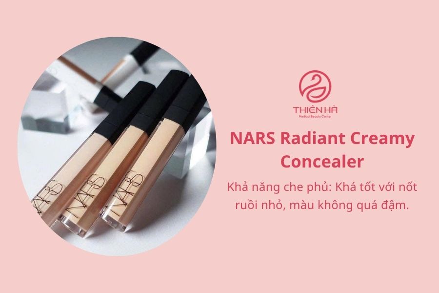 Kem che nốt ruồi: Top 5 sản phẩm tốt và cách che tự nhiên 5 NARS Radiant Creamy Concealer