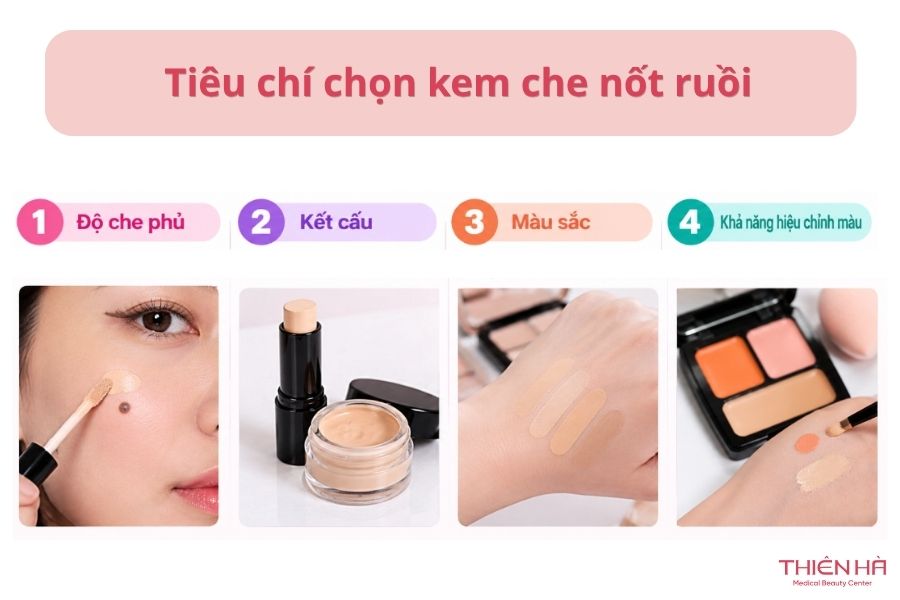 Kem che nốt ruồi: Top 5 sản phẩm tốt và cách che tự nhiên 2 Nên chọn kem che nốt ruồi như thế nào?