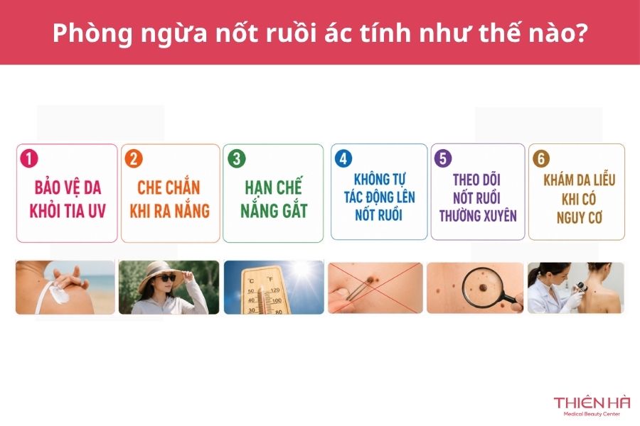 Nốt ruồi ác tính: Dấu hiệu nhận biết, nguy hiểm và cách xử lý 7 Phòng ngừa nốt ruồi ác tính như thế nào?