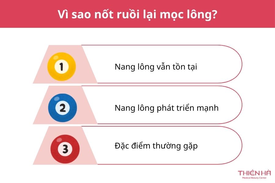 Nốt ruồi mọc lông: Nguyên nhân, mức độ nguy hiểm và cách xử lý 2 Vì sao nốt ruồi lại mọc lông?