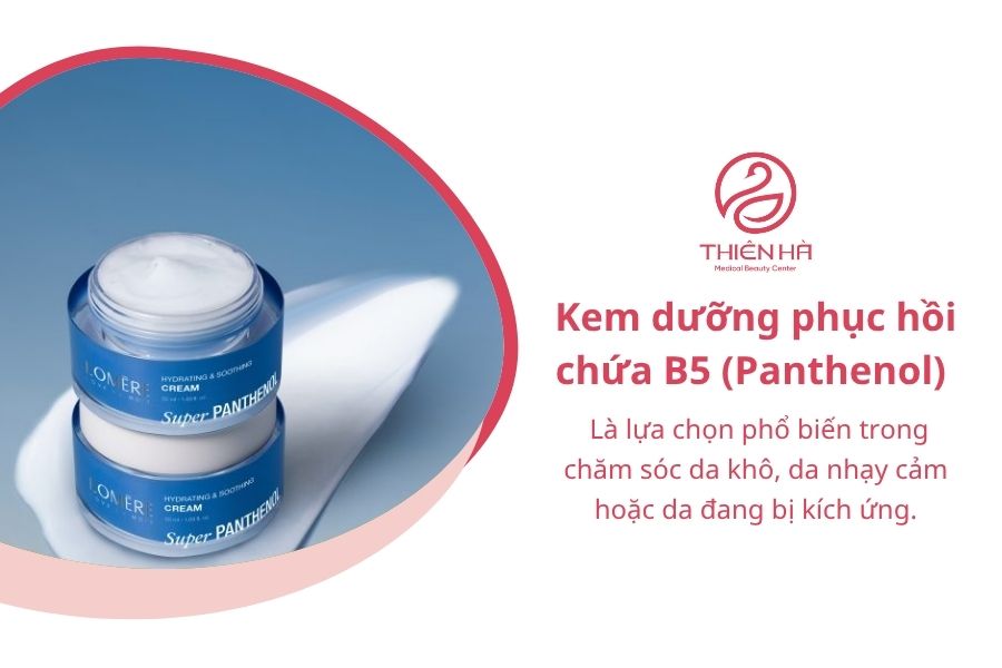Kem dưỡng phục hồi chứa B5 (Panthenol) 