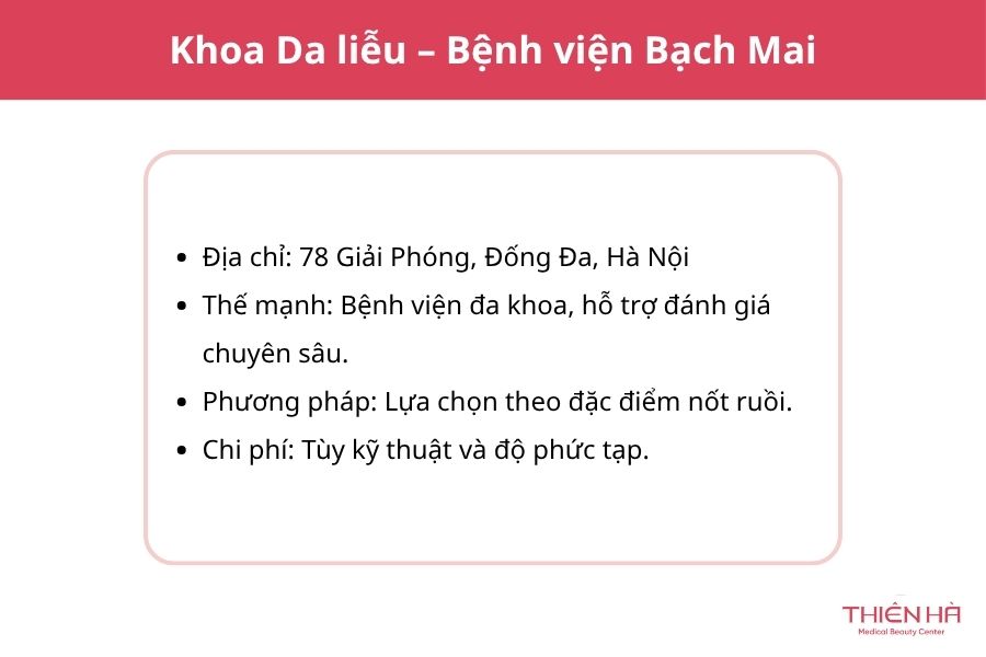 Khoa Da liễu – Bệnh viện Bạch Mai