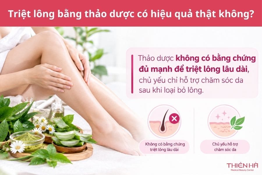 Cách triệt lông bằng thảo dược tại nhà 1 Triệt lông bằng thảo dược có hiệu quả thật không?