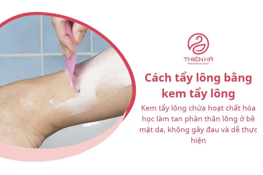 4 cách tẩy lông tại nhà và lưu ý cần biết 2 Cách tẩy lông bằng kem tẩy lông