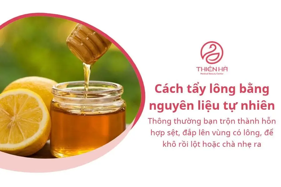 4 cách tẩy lông tại nhà và lưu ý cần biết 3 Cách tẩy lông bằng nguyên liệu tự nhiên