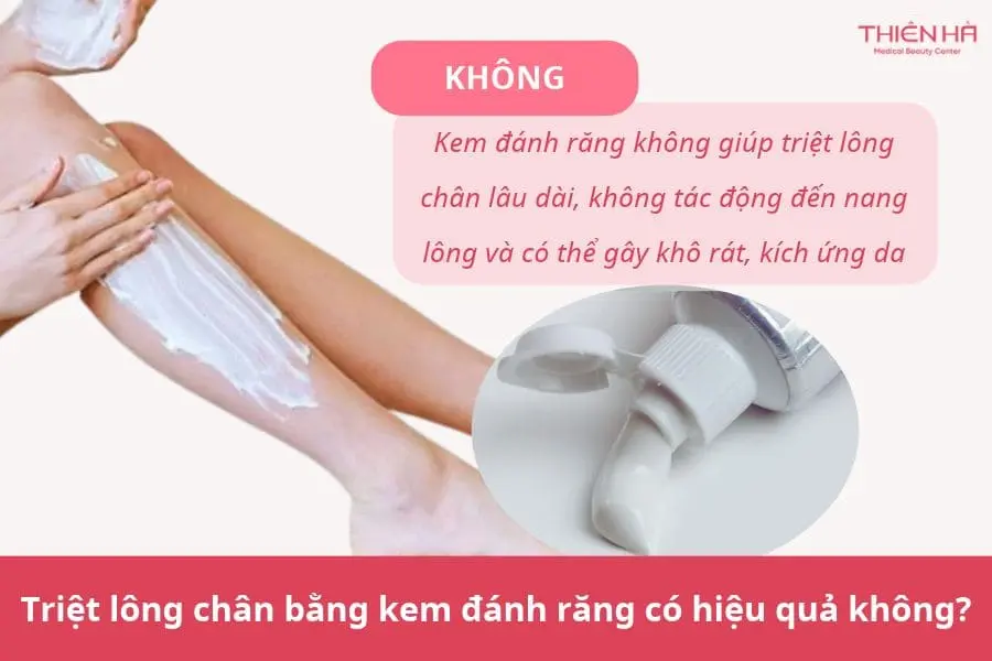 Cách triệt lông chân bằng kem đánh răng tại nhà 1 Triệt lông chân bằng kem đánh răng có hiệu quả không?