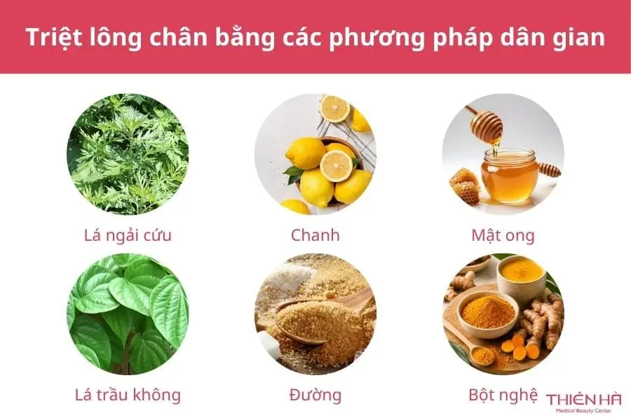 Làm sao để làm sao để triệt lông chân với các nguyên liệu tự nhiên được lưu truyền trong dân gian