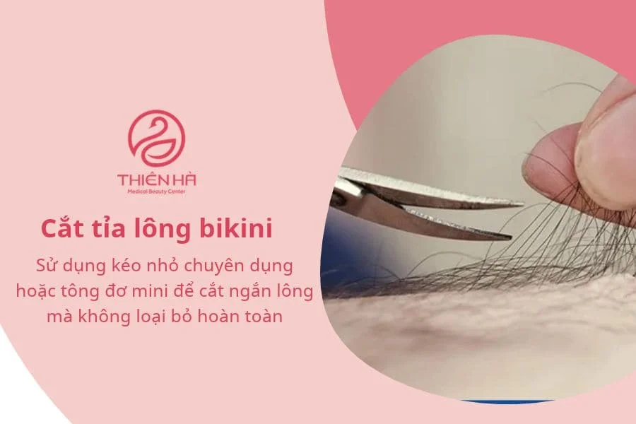 Cách triệt lông vùng kín tại nhà: Hướng dẫn chi tiết 2 Cách triệt lông vùng kín tại nhà: Cắt tỉa lông bikini