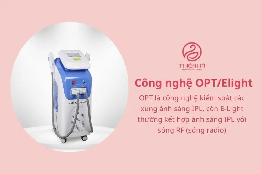 Công nghệ triệt lông OPT/Elight