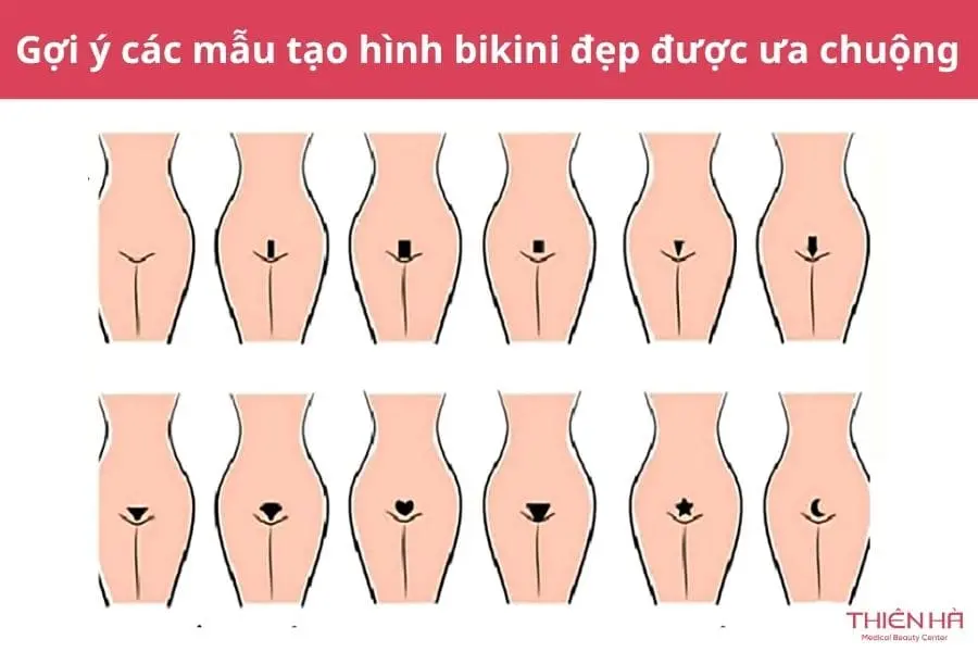 Hình ảnh triệt lông bikini và các mẫu tạo hình đẹp 3 Gợi ý các mẫu tạo hình bikini đẹp được ưa chuộng