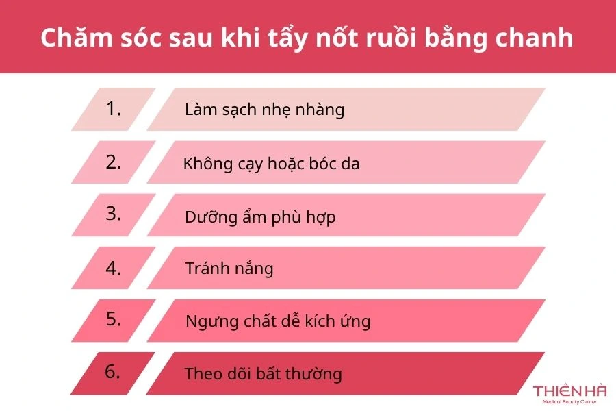 Tẩy nốt ruồi bằng chanh: 3 cách thực hiện và lưu ý an toàn 9 Chăm sóc sau khi tẩy nốt ruồi bằng chanh