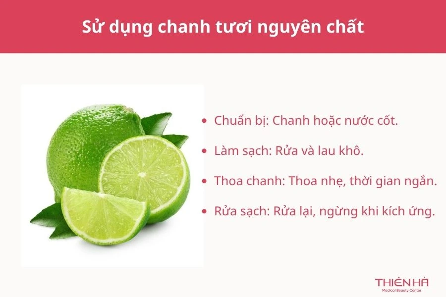 Tẩy nốt ruồi bằng chanh: 3 cách thực hiện và lưu ý an toàn 3 Sử dụng chanh tươi nguyên chất