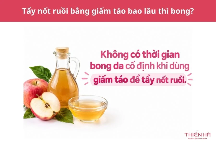 Câu hỏi thường gặp về tẩy nốt ruồi bằng giấm táo