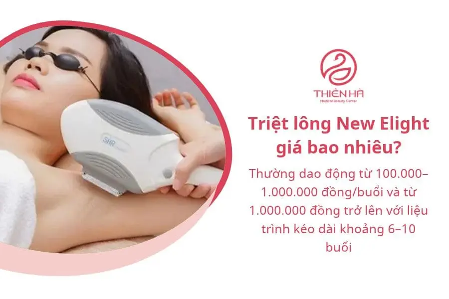 Triệt lông New Elight giá bao nhiêu?
