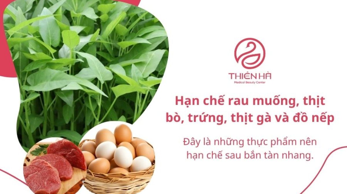 Bắn tàn nhang kiêng ăn gì để không bị thâm, sẹo?