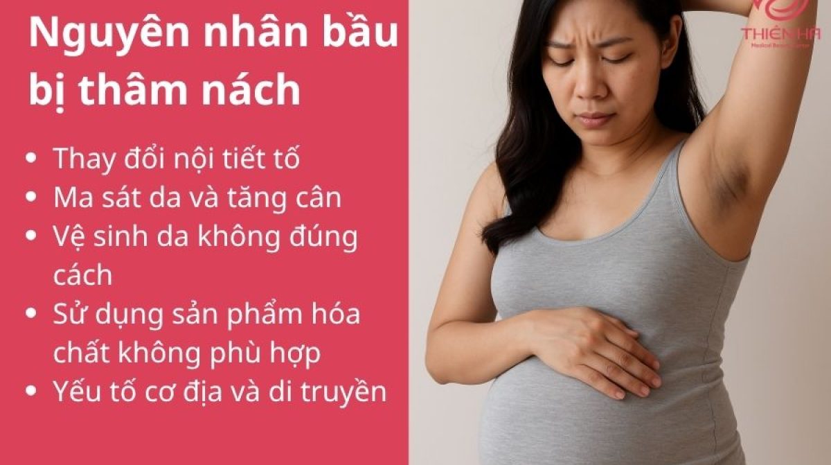 Bầu bị thâm nách: Nguyên nhân và cách cải thiện an toàn tại nhà