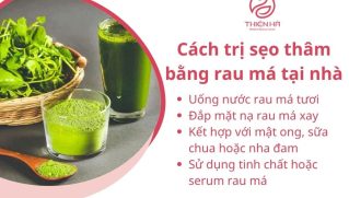Cách trị sẹo thâm bằng rau má tại nhà an toàn và tiết kiệm
