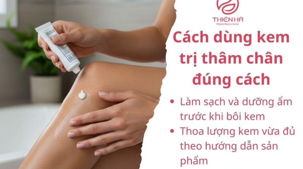Top 5 kem trị thâm chân tốt nhất giúp làm mờ vết thâm nhanh chóng
