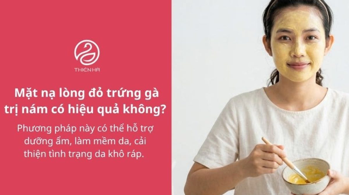 Mặt nạ lòng đỏ trứng gà trị nám: Hướng dẫn chi tiết A–Z
