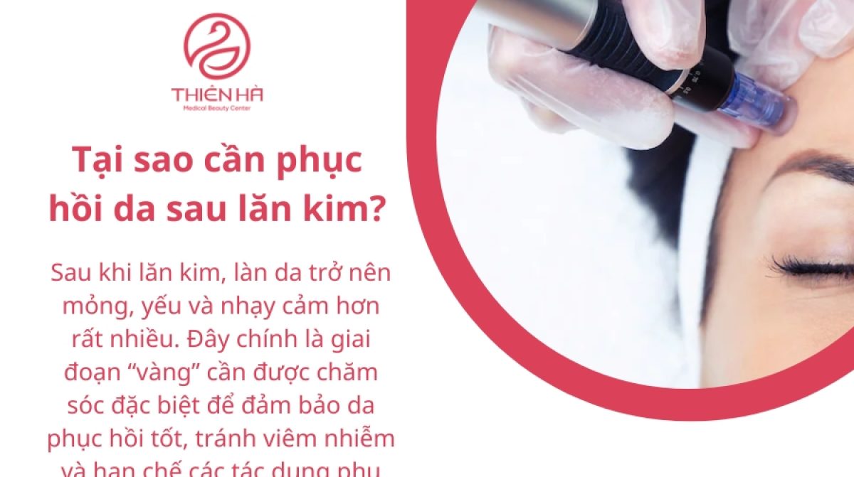 Sản phẩm phục hồi da sau lăn kim: Lựa chọn cho làn da khỏe