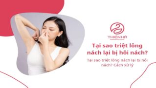 Tại sao triệt lông nách lại bị hôi nách? Cách xử lý