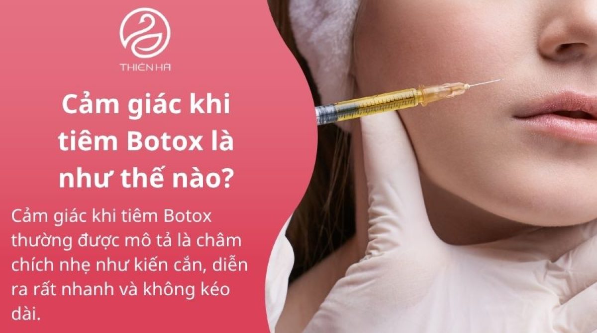 Tiêm Botox có đau không? Cảm giác thật sự khi tiêm Botox