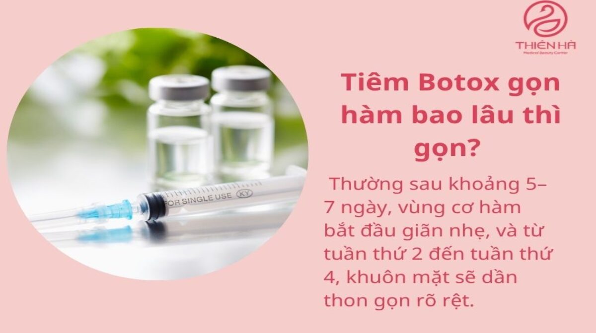 Tiêm Botox gọn hàm bao lâu thì gọn? Giải đáp từ chuyên gia