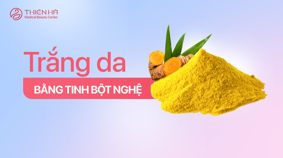 Trắng da bằng tinh bột nghệ: Công thức nào mang lại hiệu quả?