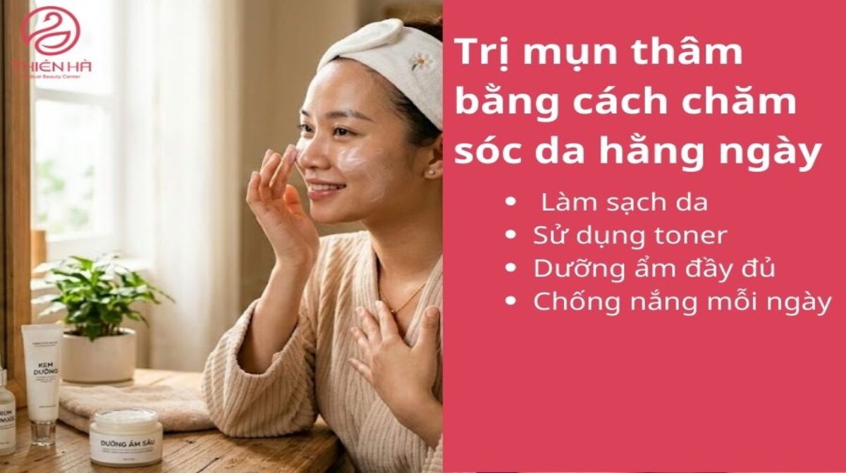 Trị mụn thâm đúng cách: Làm mờ vết thâm, da sáng mịn tự nhiên