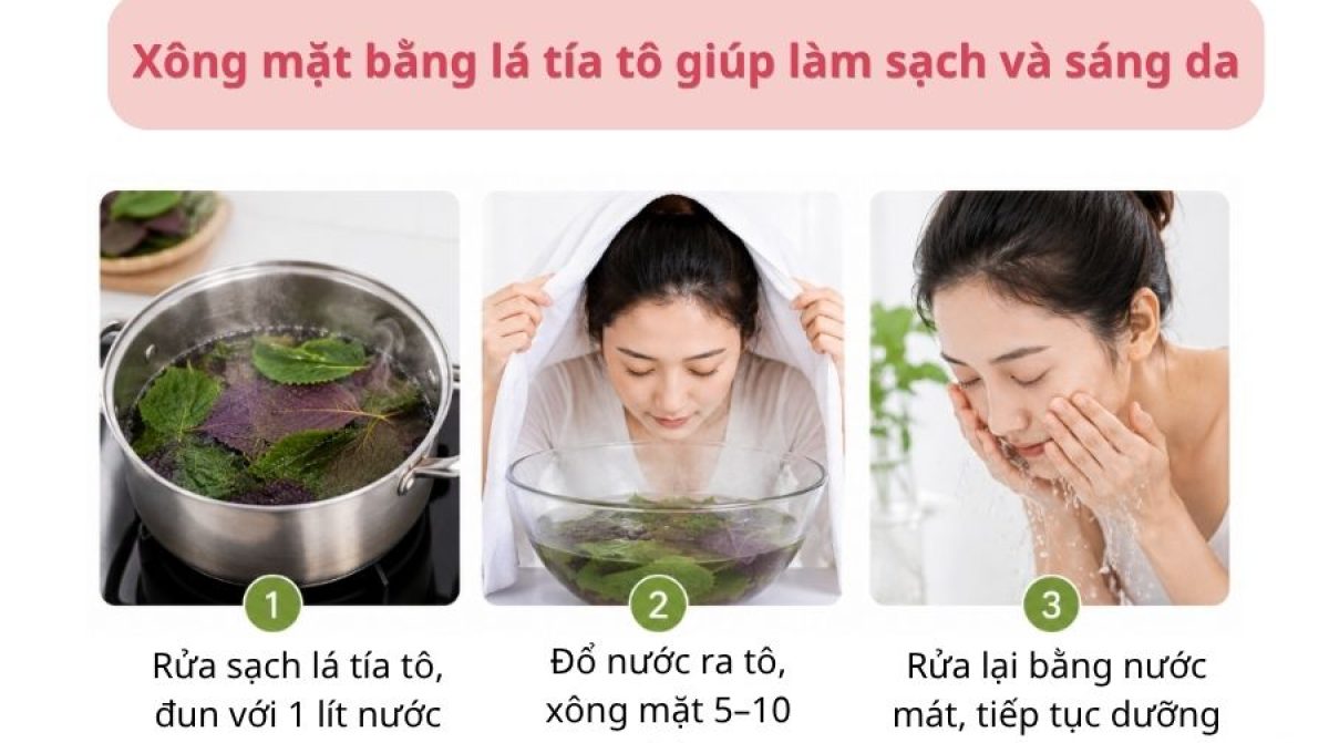 Trị tàn nhang bằng lá tía tô: Hướng dẫn chi tiết dễ làm