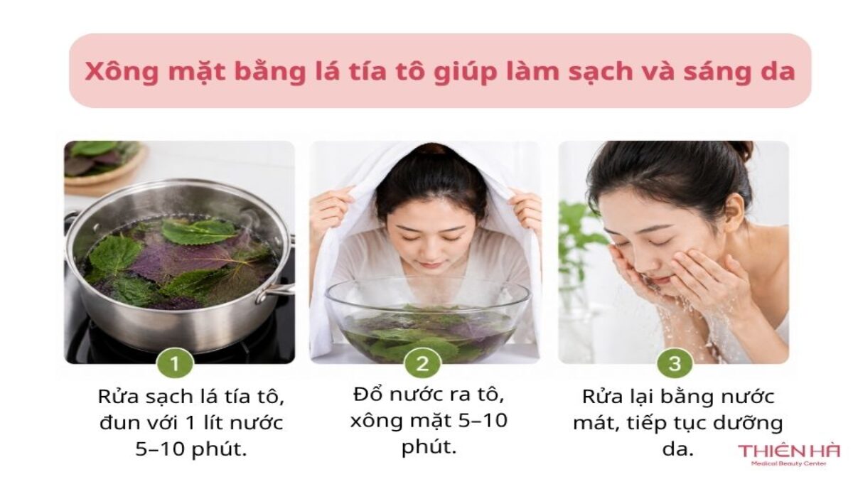 Trị tàn nhang bằng lá tía tô: Hướng dẫn chi tiết dễ làm